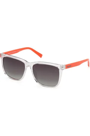 Timberland Unisex TB00047 26D Occhiali da sole Iniettato Fumo Squadrata Polarizzata