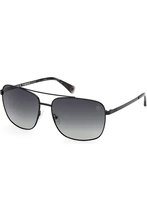 Timberland Uomo TB00044 01D Occhiali da sole Metallo Fumo Squadrata Polarizzata
