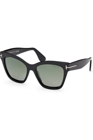 Tom Ford Donna FT1217 ELVIRA 01R Occhiali da sole Acetato Verde Farfalla Polarizzata