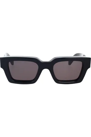 OFF-WHITE Unisex OERI126 Virgil 1007 black Occhiali da sole Acetato Grigio Squadrata Normale
