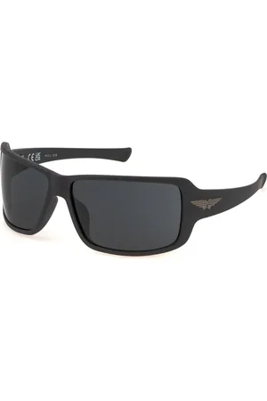 Police Uomo SPLN37 TAILWIND 5 0I41 Occhiali da sole Iniettato Fumo Squadrata Normale