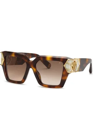 Philipp Plein SPP135M PLEIN HERA 752 Occhiali da sole Marrone Sfumato