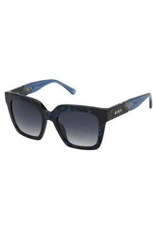 Nina Ricci Donna SNR318 0VBG Occhiali da sole Acetato Squadrata Normale Sfumato