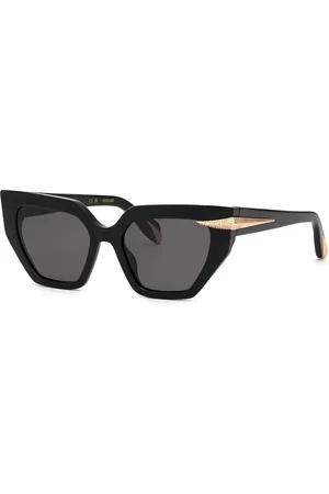 Roberto Cavalli Donna SRC001S 700Y Occhiali da sole Acetato Grigio Squadrata
