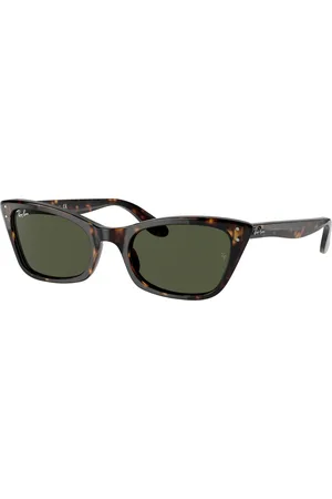 Ray-Ban Donna RB2299 LADY BURBANK 902/31 Occhiali da sole Acetato Verde Cat Eye Normale