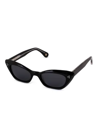 XLAB Donna BORA BORA Occhiali da sole Acetato Fumo Cat Eye Polarizzata