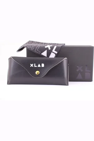 XLAB Unisex GIAVA Occhiali da sole Metallo Azzurro Rotonda Normale Sfumato