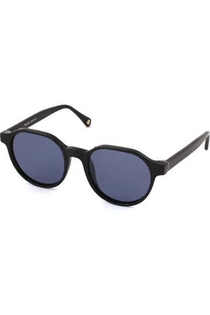 XLAB Uomo MONTECRISTI Occhiali da sole Acetato Blu Pantos Polarizzata