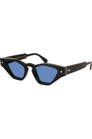 XLAB Donna SUMATRA Occhiali da sole Acetato Azzurro Cat Eye Polarizzata