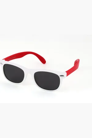 EXIT Bambino OCCH. SOLE BAMB. PLAST. S8196 C.04 -ROSSO/FUMO *3P Occhiali da sole Plastica Grigio Rotonda Polarizzata