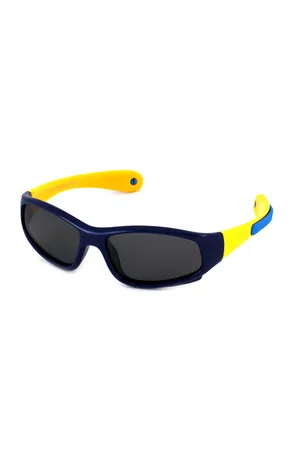 EXIT Bambino OCCH. SOLE BAMB. PLAST. S8110 C.12 -GIALLO/FUMO *3P Occhiali da sole Plastica Grigio Maschera Polarizzata