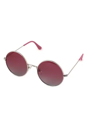 EXIT Bambino OCCH. SOLE BAMB. MET. TK0917 C.04 ARG. L./ROSA SF. *3P Occhiali da sole Metallo Rosa Rotonda Polarizzata