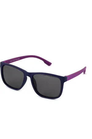 EXIT Bambino OCCH. SOLE BAMB. PLAST. S8224 C.26 SCURO OP-VIOLA/FUMO *3P Occhiali da sole Plastica Grigio Avvolgente Polarizzata