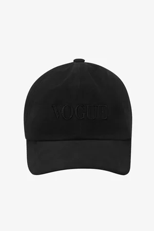 VOGUE Collection Cappellino VOGUE nero con logo ricamato tono su tono