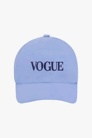 VOGUE Collection Cappellino VOGUE azzurro con logo ricamato