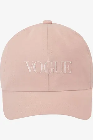 VOGUE Collection Cappellino VOGUE rosa chiaro con logo ricamato tono su tono
