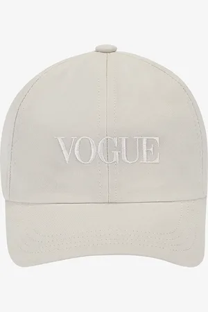 VOGUE Collection Cappellino VOGUE grigio chiaro con logo ricamato tono su tono