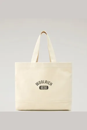 Woolrich Unisex Borsa tote Bianco
