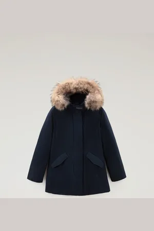 Woolrich Arctic Parka da bambina con pelliccia removibile Blu