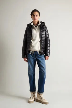 Woolrich Donna Piumino leggero Aliquippa Nero