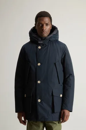 Woolrich Uomo Arctic Parka in Ramar Cloth Blu