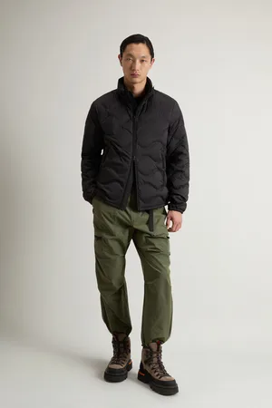 Woolrich Uomo Piumino leggero in microfibra con trapuntatura a cipolla Nero