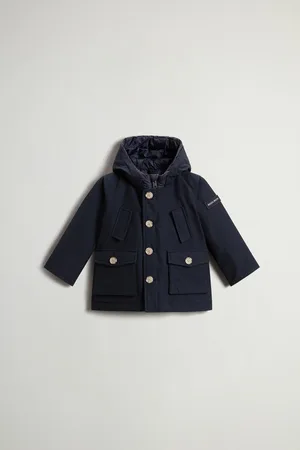 Woolrich Parka da neonati in Ramar Cloth Blu