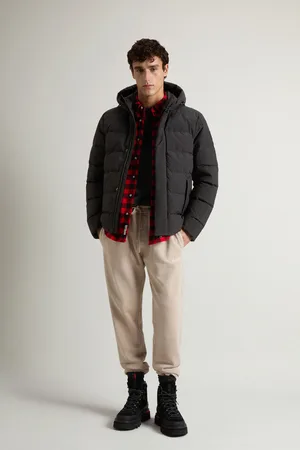 Woolrich Uomo Piumino in Urban Touch Nero