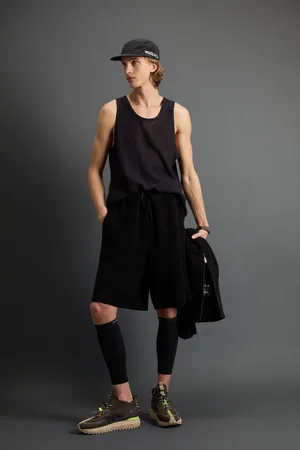 Woolrich Uomo Pantaloncini in puro cotone a coste by Todd Snyder Nero