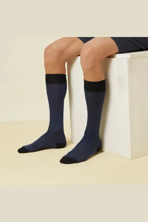 Yamamay Calze lunghe blu con piccolissimi pois - Daily