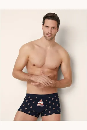 Yamamay Boxer blu scuri stampa fette di pizza Amour Toujours Boxer L