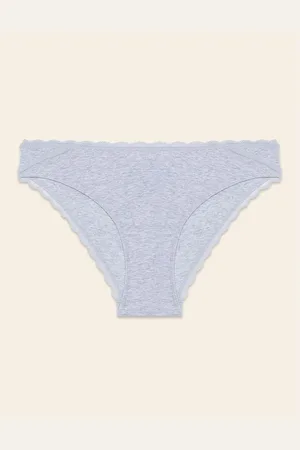 Yamamay Slip in cotone elasticizzato con pizzo Vicky