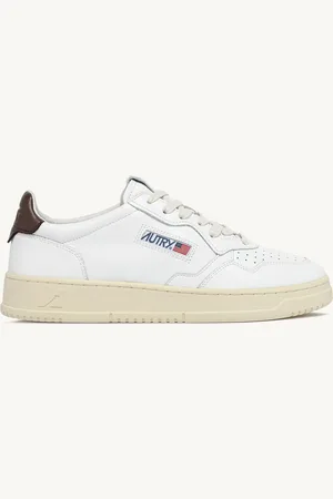 Autry Sneakers medalist low Bianco e Marrone