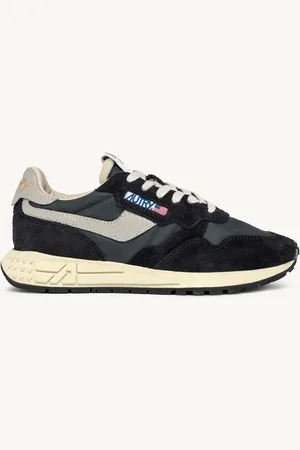 Autry Sneakers Reelwind nera con inserti beige