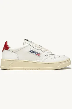 Autry Sneakers medalist low bianco e rosso