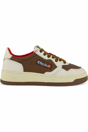 Autry Sneakers Medalist Low Marrone e Beige