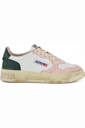 Autry Sneakers Super Vintage Bianche e Rosa