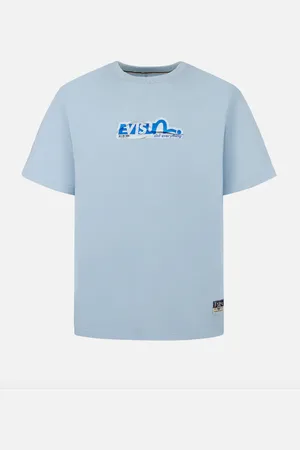Evisu T-shirt con stampa Poster Daicock