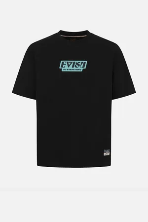 Evisu T-shirt stampa logo e totem