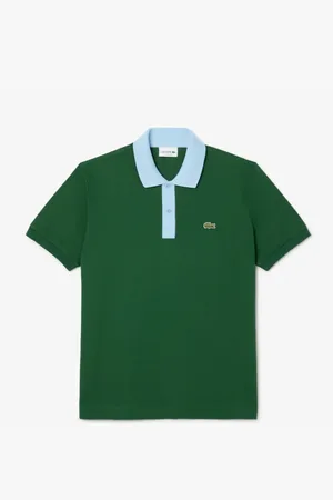 Lacoste Polo con collo a contrasto