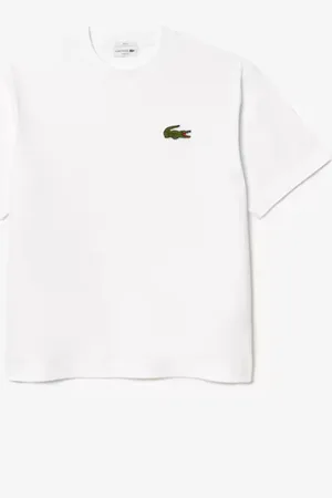Lacoste T-shirt loose fit bianco