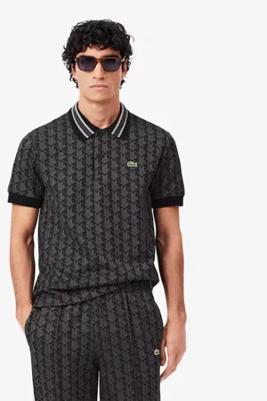 Lacoste Polo monogram nero