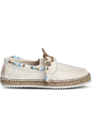 Lagoa Espadrillas nautico parker con pietre bianco