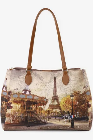 Y Not? TOTE BAG YES594F5 FUNNY PARIS