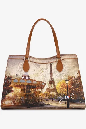 Y Not? TOTE BAG YES639F5 FUNNY PARIS