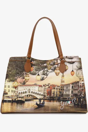 Y Not? TOTE BAG YES639F5 CHRISTMAS VENICE