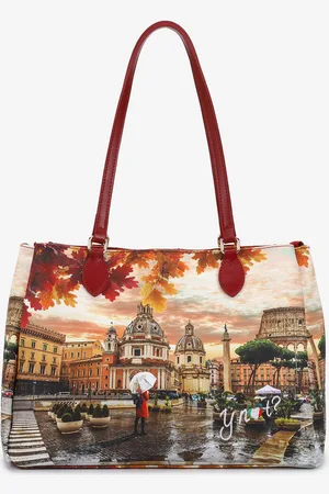 Y Not? TOTE BAG YES594F5 ROME RAINING