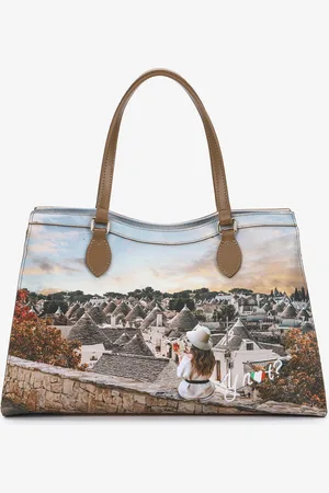 Y Not? TOTE BAG YES639F5 ROMANTIC TRULLI