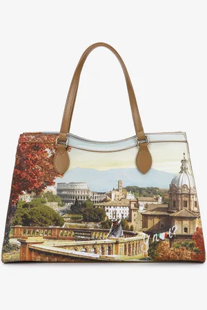 Y Not? TOTE BAG YES639F5 ROME LANDSCAPE
