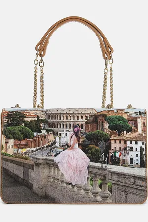 Y Not? ? Borsa Postina Yes Bag Stampa Città ANLIGHT BEAUTY Postina da donna